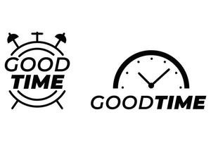Clock and Watch Silhouette good Time Icon Set Time Symbol Collection vector