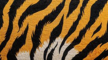A close up of a tiger's fur photo