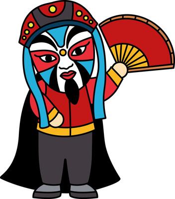 chinese face changing performance bian lian