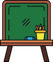 isolate illustration of a chalkboard vector
