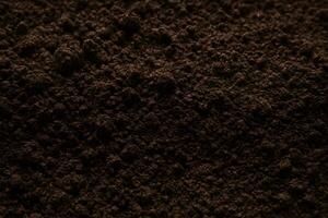 A close up of a dark brown substance photo