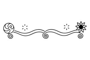 A black and white drawing of a scroll with swirls vector