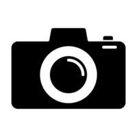 Camera icon. flat illustration of icon on white background, eps 10 vector
