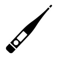 Digital thermometer icon. icon isolated on white background vector