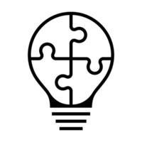 problem solving icon. business line icon style. illustration on white background vector