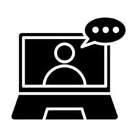 Black training icon. Simple element illustration. Online training symbol design from eLearning collection. Can be used on web and mobile.eps 10 vector