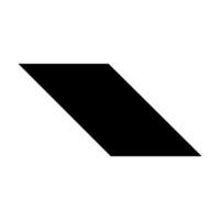 parallelogram shape illustration graphic. basic shape perfect for preschool learning for children and good for mathematics.,eps 10 vector
