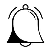 Notification bell icons. Incoming message. EPS 10 vector