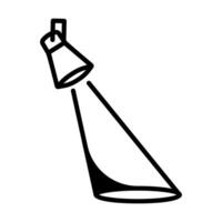 an icon about the spotlight with a simple concept vector