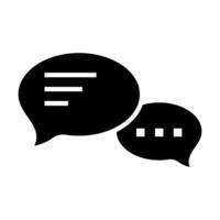 Chat Bubble Icon. Chat, message, message, sms, chat, chatting, talk line icon illustration. vector