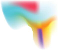 Abstract colorful swirl gradient background vector