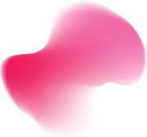 Abstract pink gradient fluid shape design element vector