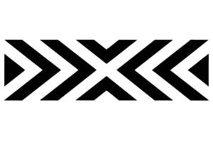 Abstract black and white chevron pattern design for graphic design. vector