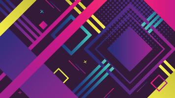 Modern abstract background featuring geometric shapes diagonal lines and bright gradient colors ideal for digital design posters web themes and graphic projects vector