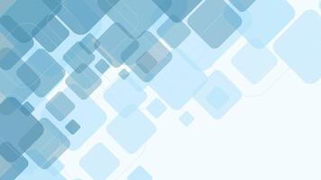 Modern abstract blue square background featuring layered translucent shapes and soft gradients ideal for web design presentations or digital graphics vector