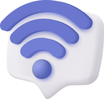 3d icon wireless and sharing network on internet. Hotspot access point for coverage. Broadcasting area join with WiFi png