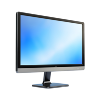 Modern Computer Monitor Display Screen Transparent Background png