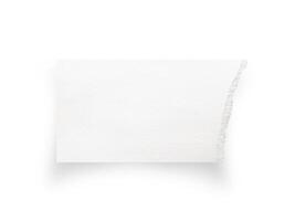 Torn paper edges. Ripped paper texture. Paper tag. Paper background. photo