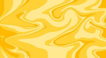 Yellow liquify abstract background vector