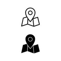 Direction Map Symbol Set vector