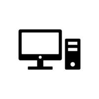 Computer Monitor Icon vector