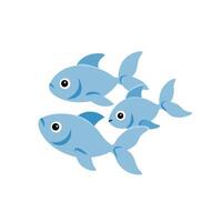 a realistic watercolor of a school of tiny minnows vector