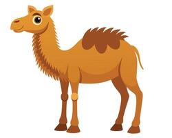 a camel with its textured fur and large eyes vector