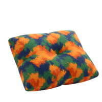 Eye-Catching Patterned Pillow with Transparent Background for Design Projects png
