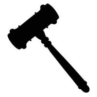 a silhouette of an air powered hammer with a large piston vector