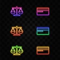 Gender equality line icon. balance. dollar symbol. neon style.balance scale. Inclusion and equal opportunities program. vector