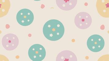 Seamless floral pattern background graphic design soft colors creative space digital art vector
