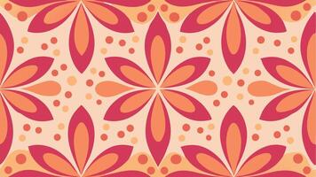 Seamless floral pattern background vibrant colors digital art abstract design artistic viewpoint decorative concept vector