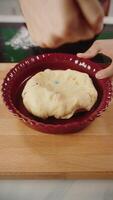 The Chef Kneads the Dough on the Camera video