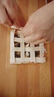 Making the Puff Pastry to the Camera video