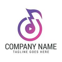 Creative Letter C Music Note Modern, and Elegant Logo Design Templates vector