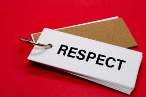 RESPECT. A Simple Gesture, A Powerful Message of Recognition and Encouragement. photo