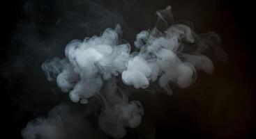 Ethereal vapor clouds unveil a world of enigma with its captivating dance photo