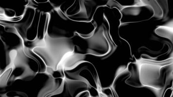 Fluid black and white swirls for abstract art suitable for backgrounds, print designs, or artistic concepts in a modern style. video