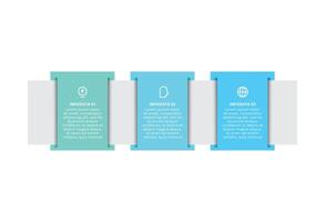 Workflow concept for infographic with 3 steps, options. Business data visualization. vector