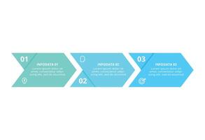 Creative concept for infographic with 3 options. Business data visualization. vector