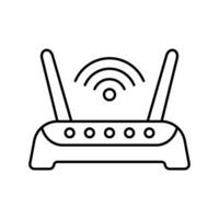 Router line icon. vector
