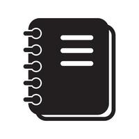 Notepad icon. Notebook icon. vector