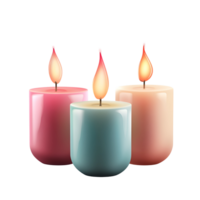 Relaxing Mood Candles Clearly Transparent Background png