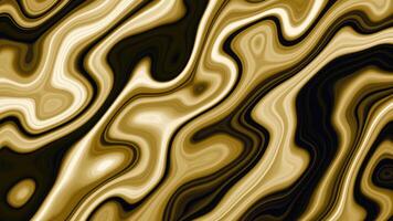 abstract background swirling pattern in gold and black suitable for backgrounds, graphic design projects, luxury branding, packaging, and textile prints. video