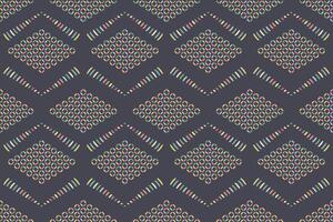 Eastern seamless pattern. Moroccan Texture of various horizontal colour rhombus, geometric shapes. vector