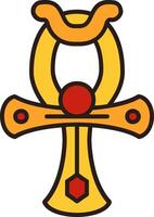 An egyptian ankh symbol vector