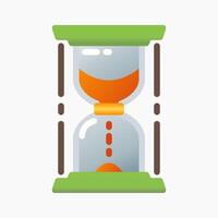 Design Illustration graphic of Hourglass icon with gradient style. Suitable for UI, mobile design, web design, etc. vector