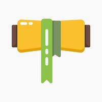 Design Illustration graphic of Ancient Scroll icon with flat style. Suitable for UI, mobile design, web design, etc. vector