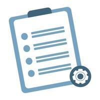 Document settings Software update, transfer protocol, teamwork tool management vector
