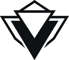 Minimal Abstract Tech Icon Futuristic Option Designing Future Tech vector